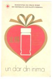 SV * Societatea de Cruce Rosie R.S.R. * PROMO DONATOR ONORIFIC DE SANGE, Circulata, Fotografie, Oituz