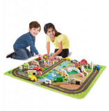 Set de joaca si covoras orasul Melissa and Doug, Melissa &amp; Doug