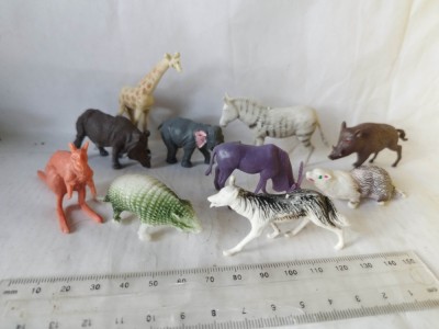 bnk jc Lot 10 animale salbatice - pentru diorame foto