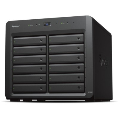 Stocare &amp;icirc;n Rețea NAS Synology DX1222 Negru foto