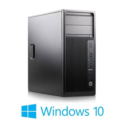 Workstation HP Z240 Tower, i5-6600, 16GB DDR4, 512GB SSD, Win 10 Home foto