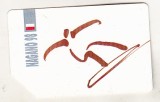 bnk card Cartele telefonice - Polonia - sport - JO de iarna Nagano 1998 - snowboard