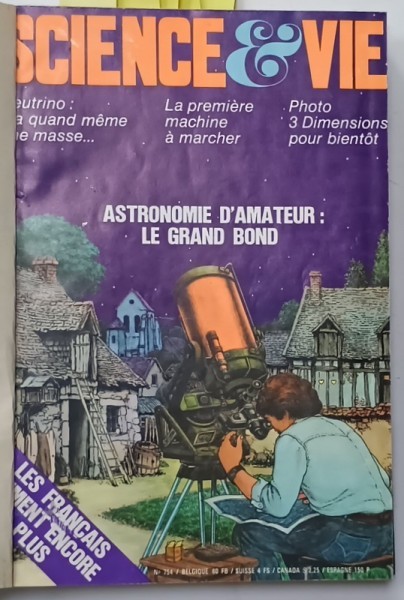 SCIENCE ET VIE , COLEGAT DE 6 REVISTE CONSECUTIVE , NR. 754 - 759 , 1980