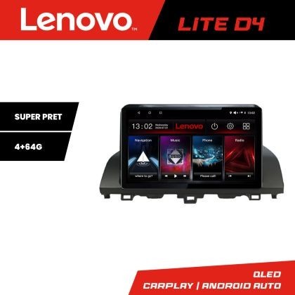 Navigatie Honda Accord 2019-2022 Lenovo QLED 1K 4+64 WIFI 5Ghz carplay android auto Android Kit-+EDT-LITE-D4-10-4+64 CarStore Technology