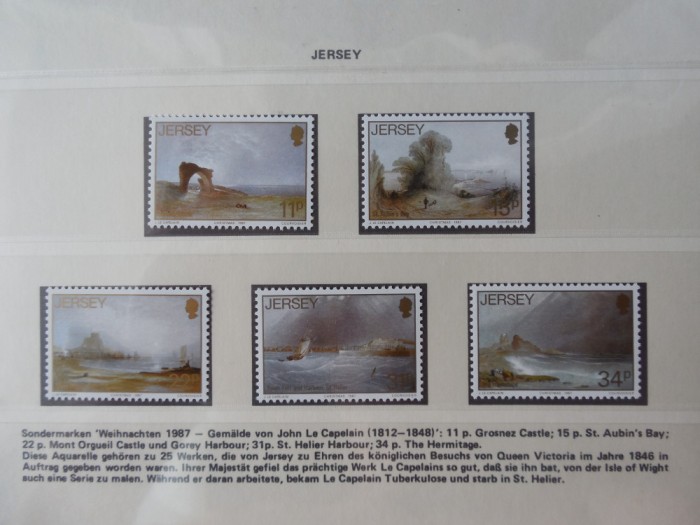 Jersey-Craciun-serie completa-nestampilate MNH