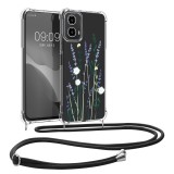 Husa Kwmobile pentru Motorola Moto G34, Multicolor, Silicon, KWM000022QQ002C, Textil, Carcasa