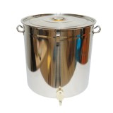 Maturator din inox pentru miere de albine 100 kg, cu capac si robinet