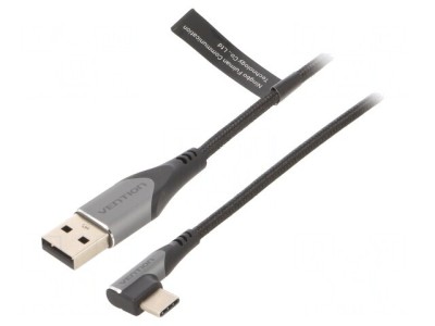Cablu USB 2.0 A la C &amp;icirc;n unghi 1,5m foto