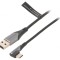 Cablu USB 2.0 A la C &icirc;n unghi 1,5m