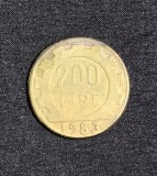 Moneda 200 lire 1983 Italia