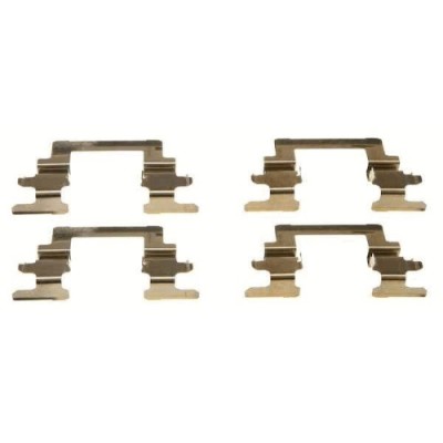 Set accesorii placute frana Citroen; Jeep; Mitsubishi; Peugeot, punte Fata, restrictii producator : Akebono, TRW foto