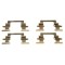 Set accesorii placute frana Citroen; Jeep; Mitsubishi; Peugeot, punte Fata, restrictii producator : Akebono, TRW