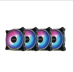 Set 4 Ventilatoare Carcasa 120 x 120 mm Pro Gaming ARGB , controller, foto