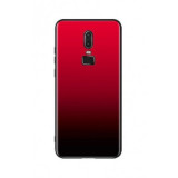 Husa Silicon Glass AURORA Huawei P Smart Rosu