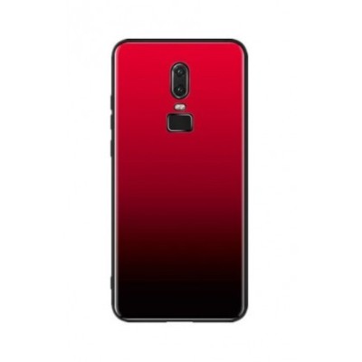 Husa Silicon Glass AURORA Huawei Mate 10 Rosu foto