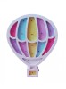 Lampa Veghe Copii Balon Lemn, 30cm, LED, Baterii, Decorativa Noptiera, BV