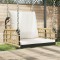 Gossi scaun balansoar cu perne, 63x58x39 cm, poliratan si otel
