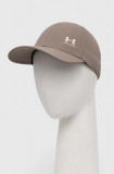 Under Armour sapca Iso Chill Armourvent culoarea bej, neted