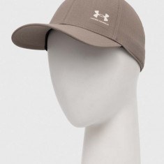 Under Armour sapca Iso Chill Armourvent culoarea bej, neted