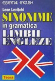 Sinonime in gramatica limbii engleze - 1997 - Leon Levitchi (O94)