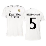 Tricou Fotbal Real Madrid 2024/25 Home Bellingham, Replica Oficiala, Marimea XXL