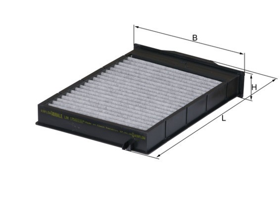 MAHLE LAK 175 Filtru, aer habitaclu