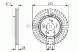 Disc frana HONDA CR-V III (RE) (2006 - 2012) BOSCH 0 986 479 456