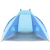Cort plaja pentru 2 persoane, cu protectie UV si podea izolanta, 200x100x105 cm, albastru Household NewTrend