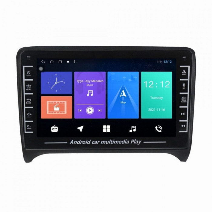 Navigatie dedicata cu Android Audi TT 2006 - 2015, 1GB RAM, Radio GPS Dual