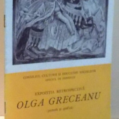 OLGA GRECEANU, EXPOZITIA RETROSPECTIVA , 1974