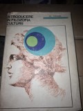 Introducere in filozofia culturii - Al. Tanase