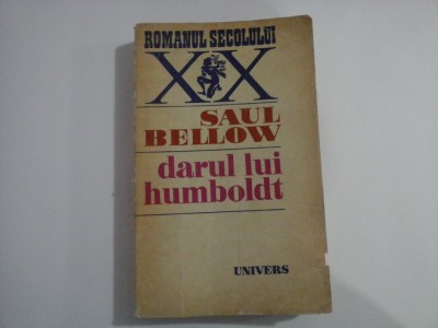DARUL LUI HUMBOLDT - SAUL BELLOW foto