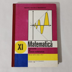 Elemente de analiza matematica, manual clasa a XI-a, Gh. Gussi, 1988