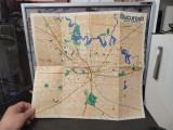 București, Hartă Turistică, inclusiv Zona centrală, dublă, circa 1984, 086