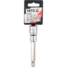Bit hexagonal 8 mm cu adaptor 1/2 lungime 100 mm YATO