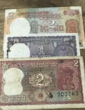 BNKSTR01 ! 2 Ruppe India Lot 3 buc