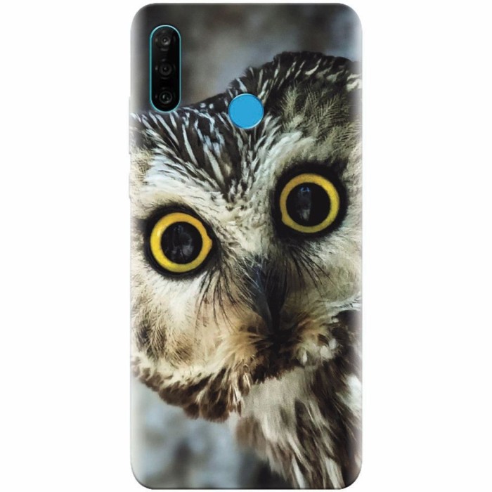 Husa silicon pentru Huawei P30 Lite, Owl Husa silicon pentru Huawei P30 Lite, Owl