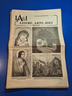 ziarul litere , arte , idei - 21 decembrie 1992 - nicolae spirescu foto