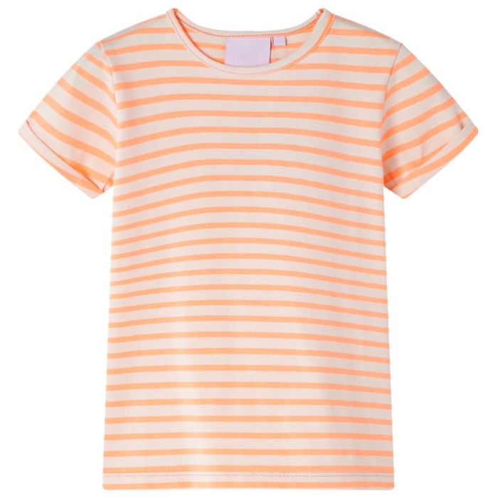 Tricou pentru copii, portocaliu neon, 116