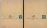 Grenada - Postal History Rare Old Postcard + Reply UNUSED DB.206