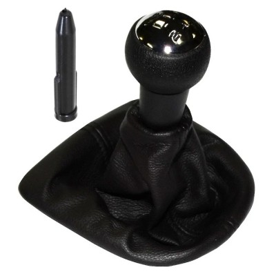 Nuca schimbator viteze cu manson AERZETIX, cu adaptor con de plastic, compatibil Peugeot 307, 5 viteze foto