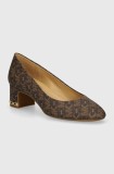 MICHAEL Michael Kors pumps June culoarea maro, cu toc drept, 40T4JUMP1B 212