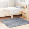 Gossi covor shaggy cu gramada inalta gri argintiu 120x120cm poliester