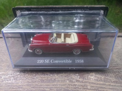 Macheta Mercedes Benz 220 Convertible - 1958 1:43 Deagostini Mercedes foto