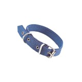 Cumpara ieftin Zgarda caine sintetica, albastra, nr 100,2.5 cm x 40 cm