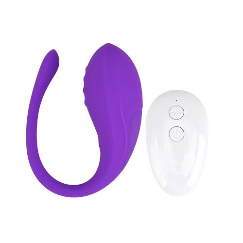 Vibratoare cu telecomanda - Loving Joy Vibrator care se Poate Purta cu Telecomanda 10 Functii Invelis Moale si Matasos din Silicon