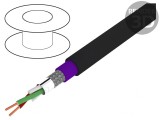 Cablu PROFIBUS 1x2x22AWG pentru montare &icirc;n păm&acirc;nt
