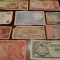 10 bancnote rupte, uzate, cu defecte (cele din imagine) #24