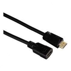 Cablu extensie HDMI Hama, aurit, 3 m foto