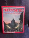 Rome, au cours des siecles, carte fotografie, text in limba franceza